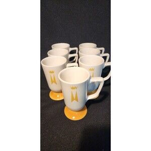 Vintage Homer Laughlin Marriott Hotel Restaurant "Best China USA" Mug - Set of 7